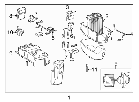 HVAC/AUXILIARY HEATER & AC for 2006 Toyota Land Cruiser #3