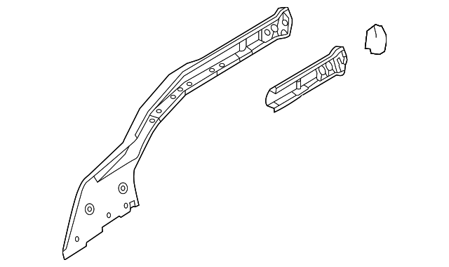 987-501-177-01-GRV Деталь INNER RAIL, LEFT