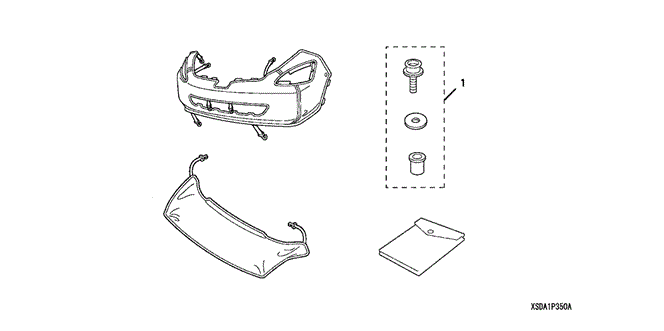 ACCESSORIES/NOSE MASK (FULL) (1) for 2003 Honda ACCORD SEDAN #1