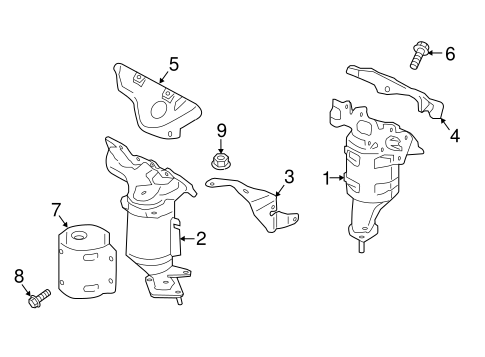 Exhaust System/Exhaust Manifold for 2015 Ford Edge #1