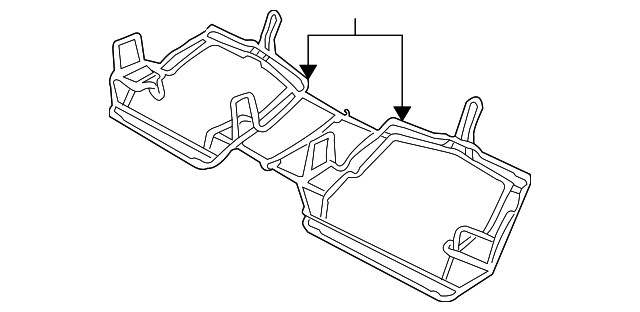 92146843 Деталь SEAT FRAME, RIGHT