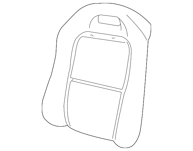 92144769 Деталь SEAT BACK PAD, LEFT