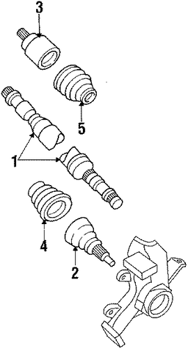 Topaz AXLE SHAFT