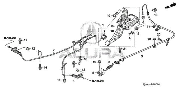 Parking Brake for 2009 Acura RL #0