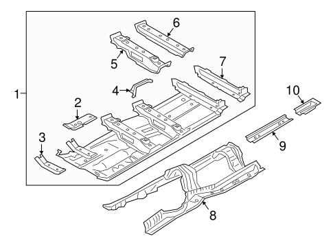 Floor for 2017 BMW 750i #0