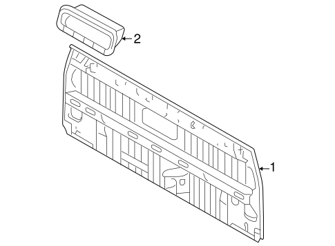 BODY/BACK PANEL for 2014 Toyota Tacoma #1