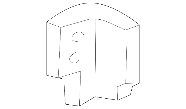 F37Z99407A66A Деталь FILLER, RIGHT