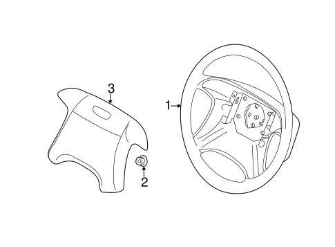 V40 STEERING WHEEL & TRIM