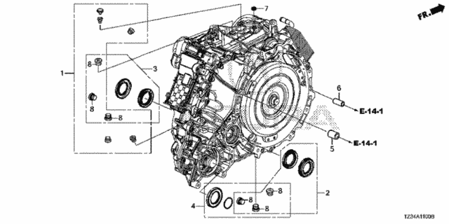 AT Oil Seal for 2020 Acura TLX #0