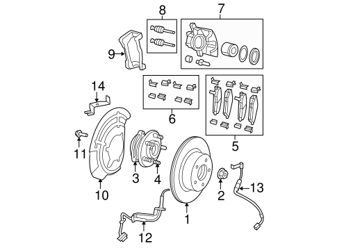 Wrangler BRAKE COMPONENTS