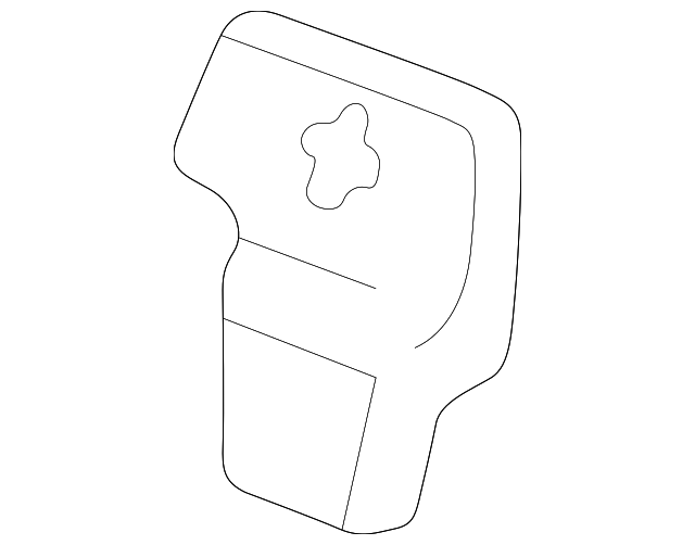F4ZZ6360292A Деталь SEAT BELT REINF, RIGHT