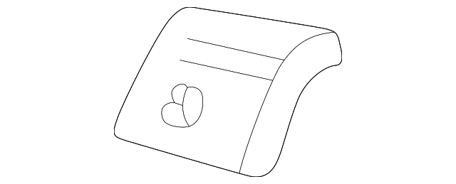 F4ZZ63602A10A Деталь SEAT BELT REINF, RIGHT