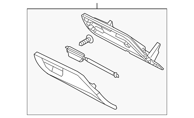 CV6Z-5806024-AF Деталь GLOVE BOX DOOR