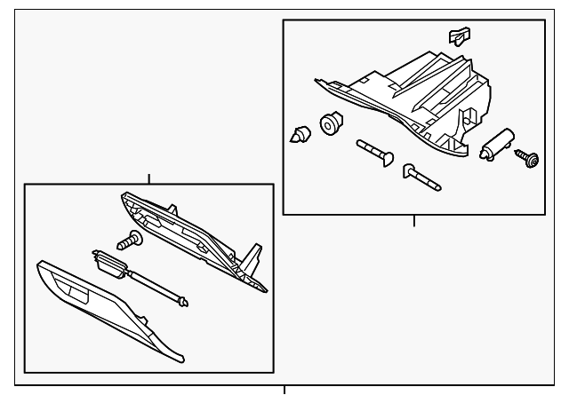 CV6Z-5806024-AC Деталь GLOVE BOX ASSY
