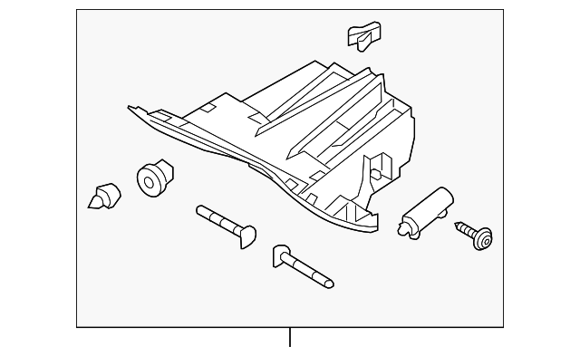 CV6Z-5806010-AB Деталь GLOVE BOX FRAME