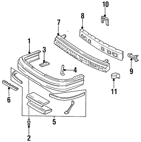 Lumina BUMPER & COMPONENTS - FRONT 2
