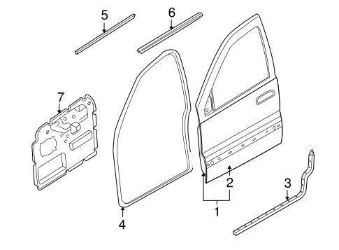 Grand Cherokee DOOR & COMPONENTS 2