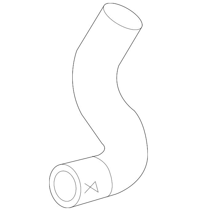 4R3Z-8286-BA LOWER HOSE