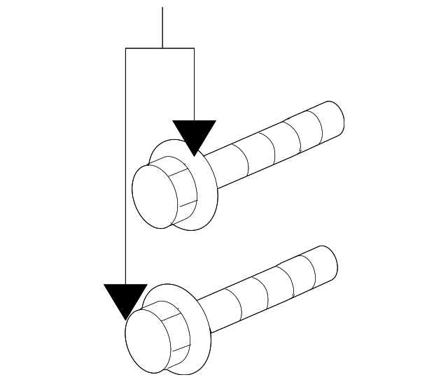 -W714965-S439 Деталь STRUT BOLT, LEFT