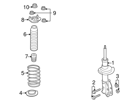 MKX STRUTS & COMPONENTS