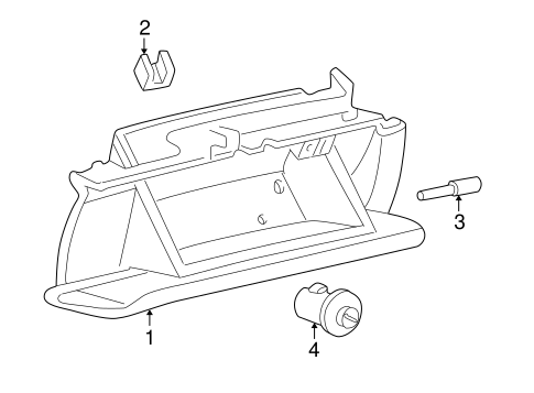 Body/Instrument Panel for 2000 Chevrolet Corvette #1