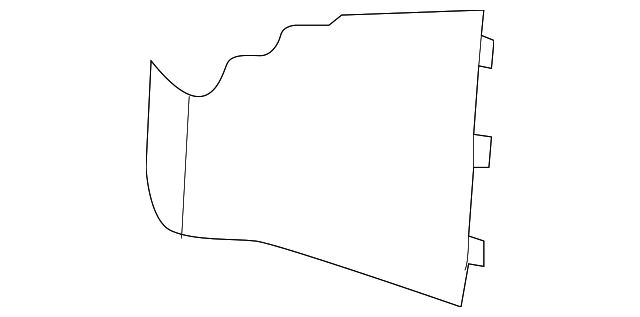 21993310 LOWER PANEL, LEFT