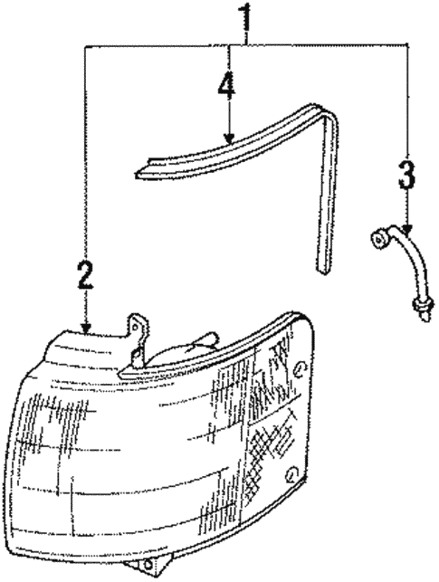 Park Lamps for 1989 Mazda MPV #0