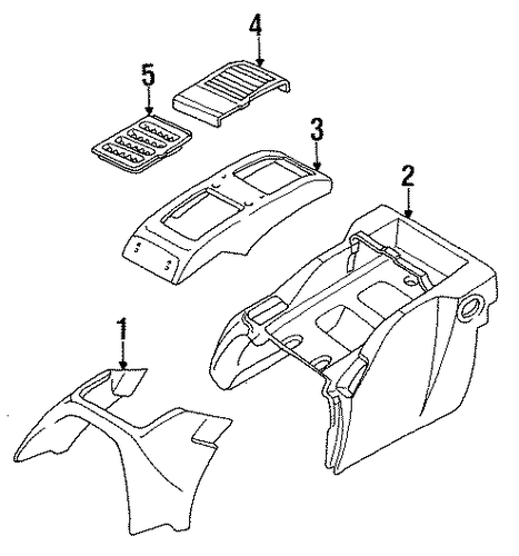 928 REAR CONSOLE