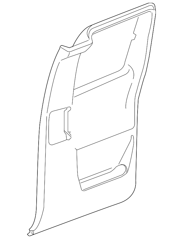 15291352 Деталь DOOR TRIM PANEL, LEFT