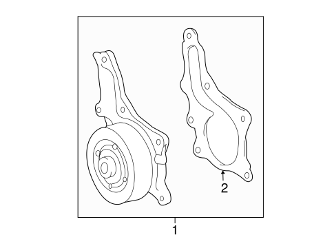 COOLING SYSTEM/WATER PUMP for 2015 Toyota RAV4 #1