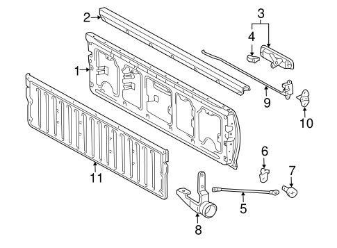 BODY/TAILGATE for 2014 Toyota Tacoma #2