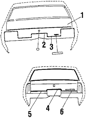 Cutlass Salon TRUNK LID