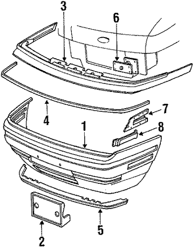 Sable BUMPER & COMPONENTS - FRONT
