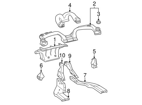 BODY/DUCTS for 2008 Toyota Corolla #1