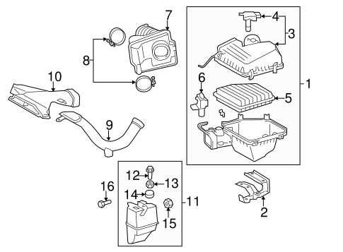 MAINTENANCE & LUBRICATION/FILTERS for 2005 Toyota Avalon #1