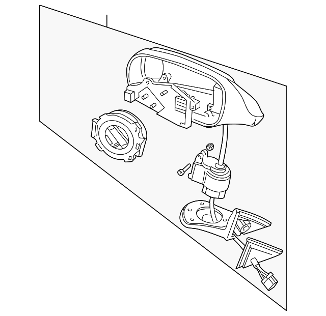 HJJ3401AA Деталь MIRROR ASSY, LEFT
