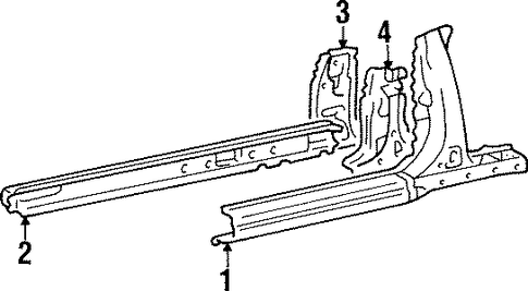 BODY/ROCKER PANEL for 1997 Toyota Paseo #1