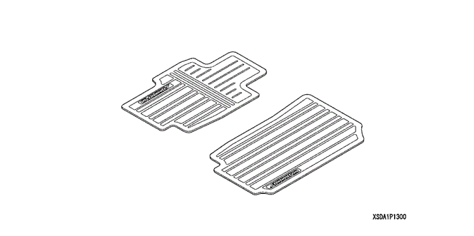 ACCESSORIES/ALL SEASON MAT (FR.) for 2003 Honda ACCORD SEDAN #1