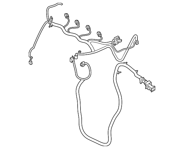 EU5Z-12A581-SA Деталь ENGINE HARNESS