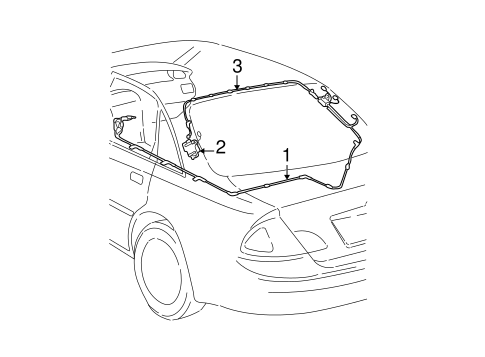 ELECTRICAL/ANTENNA & RADIO for 2000 Toyota Avalon #1