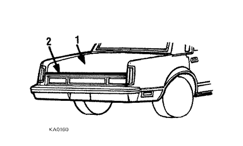 Town Car EXTERIOR TRIM - TRUNK