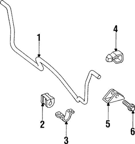 Cherokee STABILIZER BAR & COMPONENTS