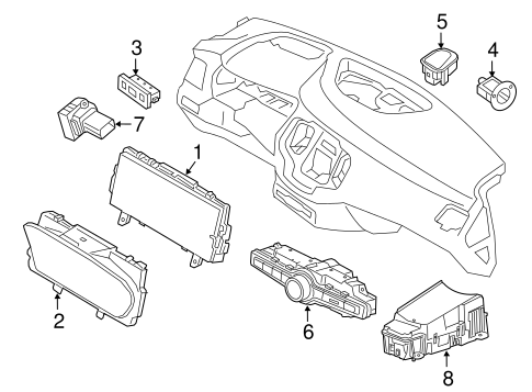 XC90 CLUSTER & SWITCHES