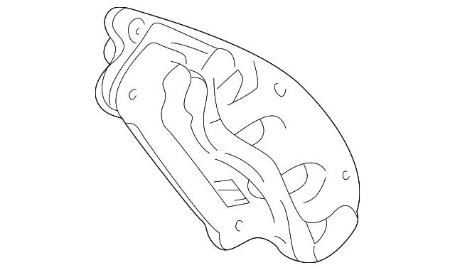 3W4Z-2B120-AB CALIPER, RIGHT