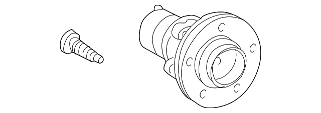 5W4Z-1104-BA HUB ASSY, RIGHT