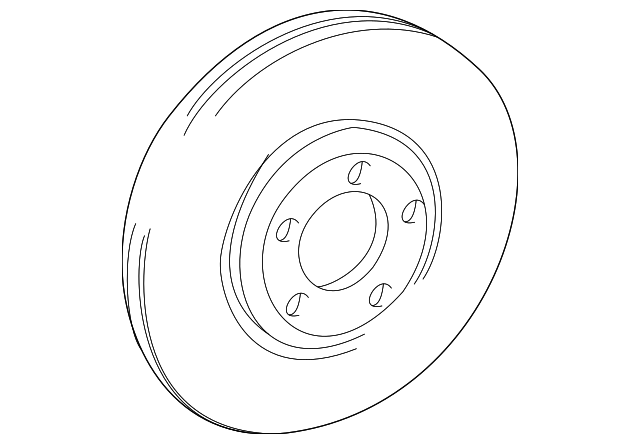 XW4Z-1125-AA ROTOR, LEFT