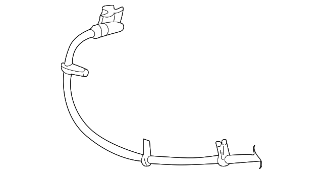 6W4Z-2078-AA BRAKE HOSE, RIGHT