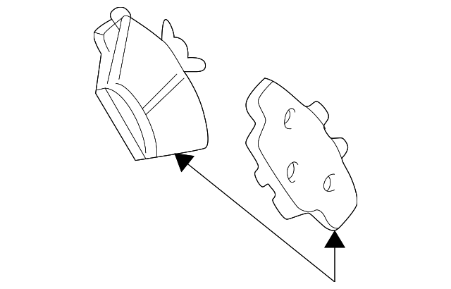 6W4Z-2001-BA BRAKE PADS