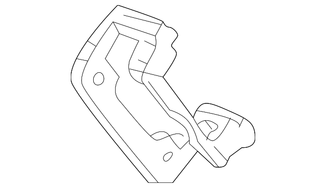 XW4Z-2C396-AA Деталь CALIPER SUPPORT, RIGHT