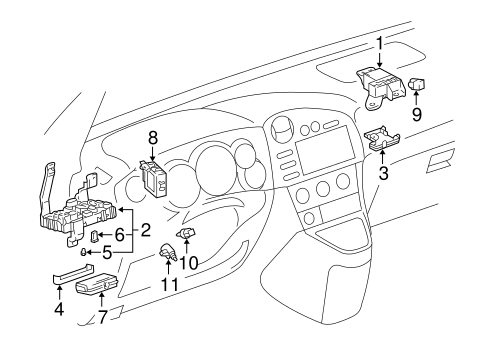 ELECTRICAL/FLASHERS for 2003 Toyota Matrix #1